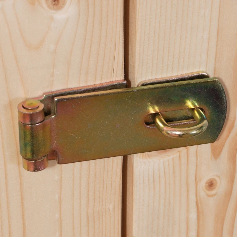 Abri De Jardin En Bois Massif Gris Terre 5,95m² Schwandorf 5 Avec Appentis 280cm Et Paroi Arrière – Karibu 8 Abri De Jardin En Bois Massif Gris Terre 5,95m² Schwandorf 5 Avec Appentis 280cm Et Paroi Arrière – Karibu – Image 6