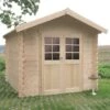 Abri De Jardin En Bois Traité Autoclave 28mm Nimes Porte Double 5,66m² SOLID -Jardin Extérieur abri de jardin en bois traite autoclave 28mm nimes porte double 566m solid