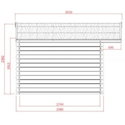 Abri De Jardin En Bois Traité Autoclave 28mm Niort Avec Double Porte 12,46m² - SOLID 7 Abri De Jardin En Bois Traité Autoclave 28mm Niort Avec Double Porte 12,46m² - SOLID -Jardin Extérieur abri de jardin en bois traite autoclave 28mm niort avec double porte 1246m solid 2