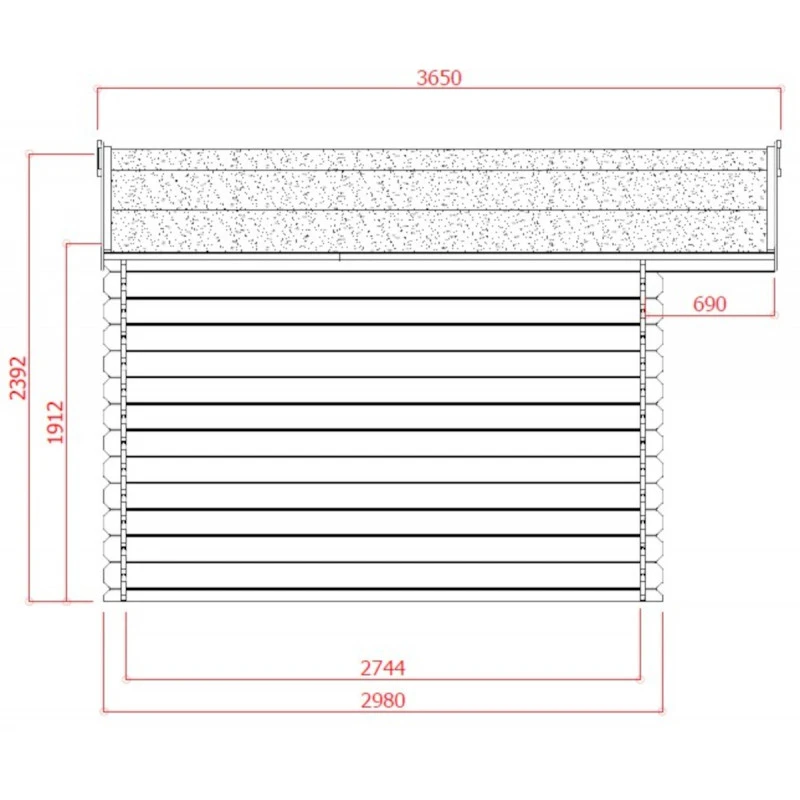 Abri De Jardin En Bois Traité Autoclave 28mm Niort Avec Double Porte 12,46m² - SOLID 5 Abri De Jardin En Bois Traité Autoclave 28mm Niort Avec Double Porte 12,46m² - SOLID – Image 3