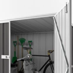 Abri De Jardin En Métal Colorbond Gris 2,02m² Bikestore EASYSHED -Jardin Extérieur abri de jardin en metal colorbond gris 202m bikestore easyshed 4