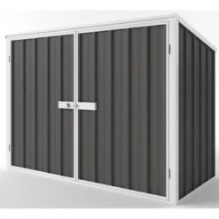 Abri De Jardin En Métal Colorbond Gris 2,02m² Bikestore EASYSHED -Jardin Extérieur abri de jardin en metal colorbond gris 202m bikestore easyshed 5