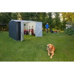 Abri De Jardin En Métal Colorbond Gris Ardoise 11,25m² EASYSHED -Jardin Extérieur abri de jardin en metal colorbond gris ardoise 1125m easyshed 5