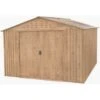 Abri De Jardin En Métal Imitation Bois 7,80m² - DURAMAX + Kit D'ancrage -Jardin Extérieur abri de jardin en metal imitation bois 775m duramax