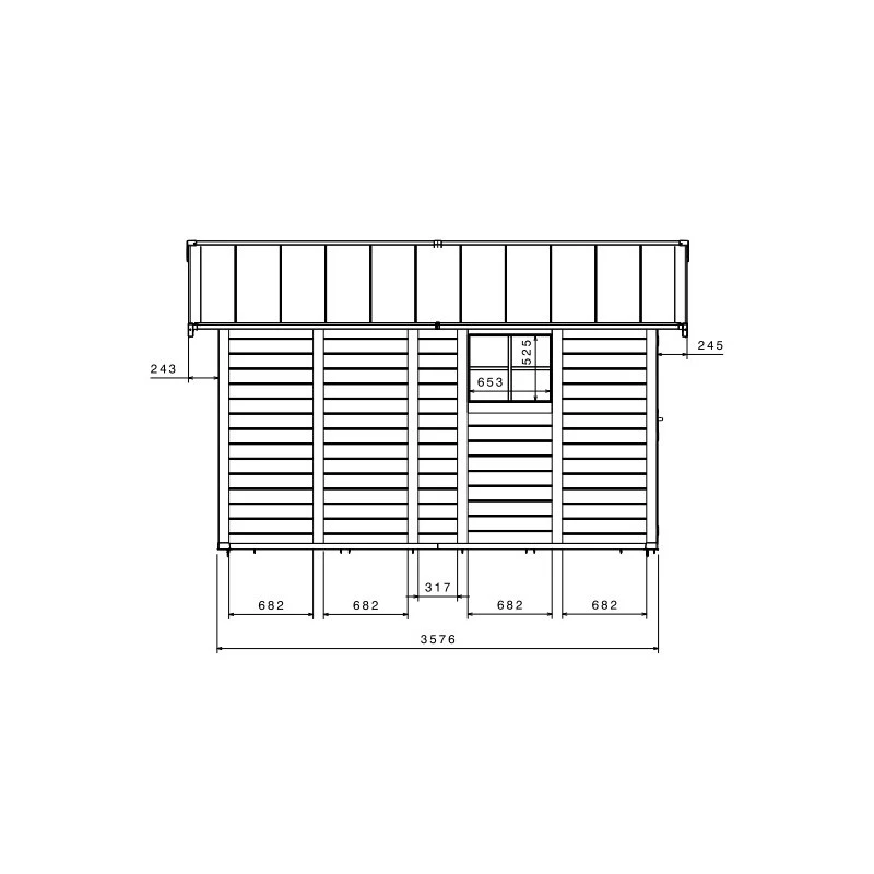 Abri De Jardin En PVC 11,2m² DECO Gris Foncé Et Blanc Grosfillex + Kit Ancrage Offert 7 Abri De Jardin En PVC 11,2m² DECO Gris Foncé Et Blanc Grosfillex + Kit Ancrage Offert – Image 5