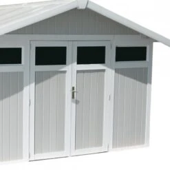 Abri De Jardin En PVC 11,2m² UTILITY Blanc Et Gris Bleu Grosfillex + Kit Ancrage Offert 13 Abri De Jardin En PVC 11,2m² UTILITY Blanc Et Gris Bleu Grosfillex + Kit Ancrage Offert -Jardin Extérieur abri de jardin en pvc 112m utility blanc et gris bleu grosfillex 5