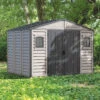 Abri De Jardin En PVC 8,05m² DarkGrey Premium + Kit De Fondation DURAMAX -Jardin Extérieur abri de jardin en pvc 805m darkgrey premium duramax kit de fondation