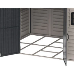 Abri De Jardin En PVC 8,05m² DarkGrey Premium + Kit De Fondation DURAMAX -Jardin Extérieur abri de jardin en pvc 805m darkgrey premium duramax kit de fondation 4