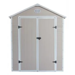 Abri De Jardin En Résine Beige 5,32m² + Kit De Fondation - JOBU 10 Abri De Jardin En Résine Beige 5,32m² + Kit De Fondation - JOBU -Jardin Extérieur abri de jardin en resine beige 532m kit de fondation jobu 2