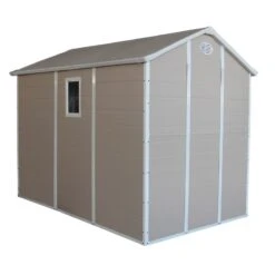 Abri De Jardin En Résine Beige 5,32m² + Kit De Fondation - JOBU 11 Abri De Jardin En Résine Beige 5,32m² + Kit De Fondation - JOBU -Jardin Extérieur abri de jardin en resine beige 532m kit de fondation jobu 3