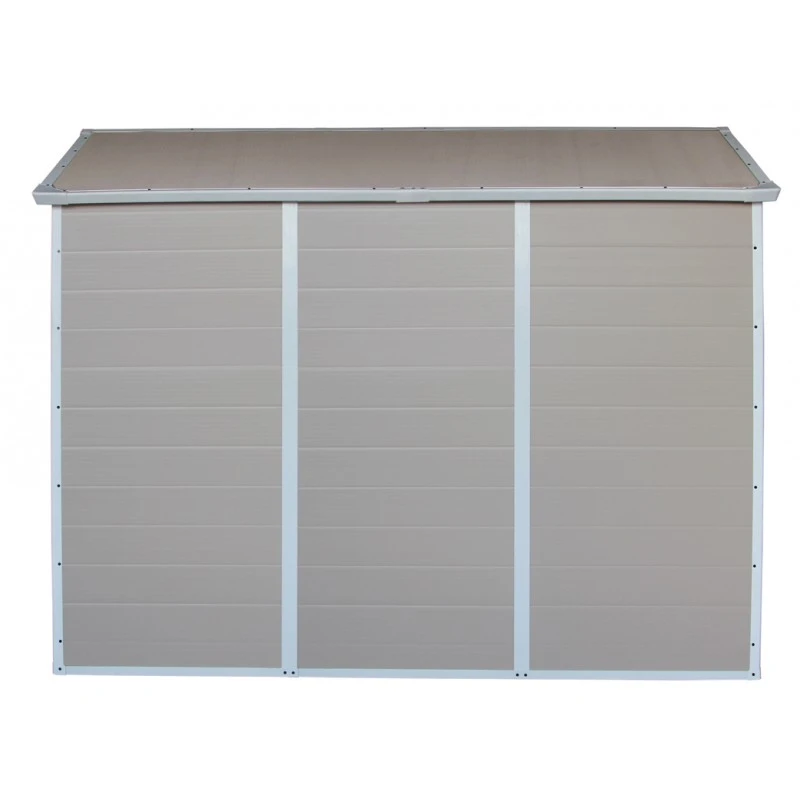 Abri De Jardin En Résine Beige 5,32m² + Kit De Fondation - JOBU 8 Abri De Jardin En Résine Beige 5,32m² + Kit De Fondation - JOBU – Image 6
