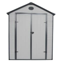 Abri De Jardin En Résine Gris 5,32m² + Kit De Fondation - JOBU 10 Abri De Jardin En Résine Gris 5,32m² + Kit De Fondation - JOBU -Jardin Extérieur abri de jardin en resine gris 532m kit de fondation jobu 2