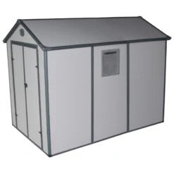 Abri De Jardin En Résine Gris 5,32m² + Kit De Fondation - JOBU 11 Abri De Jardin En Résine Gris 5,32m² + Kit De Fondation - JOBU -Jardin Extérieur abri de jardin en resine gris 532m kit de fondation jobu 3