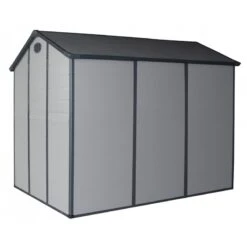 Abri De Jardin En Résine Gris 5,32m² + Kit De Fondation - JOBU 12 Abri De Jardin En Résine Gris 5,32m² + Kit De Fondation - JOBU -Jardin Extérieur abri de jardin en resine gris 532m kit de fondation jobu 4