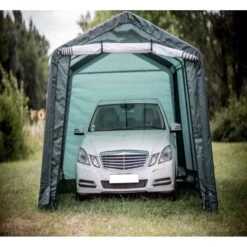 Abri De Jardin En Toile Renforcée Verte Toit 2 Pentes 18,60m² HABRITA -Jardin Extérieur abri de jardin en toile renforcee verte toit 2 pentes 1860m habrita 1