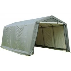 Abri De Jardin En Toile Renforcée Verte Toit 2 Pentes 18,60m² HABRITA -Jardin Extérieur abri de jardin en toile renforcee verte toit 2 pentes 1860m habrita 5