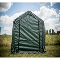 Abri De Jardin En Toile Renforcée Verte Toit 2 Pentes 3,35m² HABRITA -Jardin Extérieur abri de jardin en toile renforcee verte toit 2 pentes 335m habrita 1