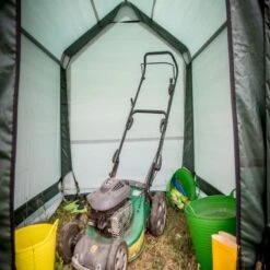 Abri De Jardin En Toile Renforcée Verte Toit 2 Pentes 3,35m² HABRITA -Jardin Extérieur abri de jardin en toile renforcee verte toit 2 pentes 335m habrita 3