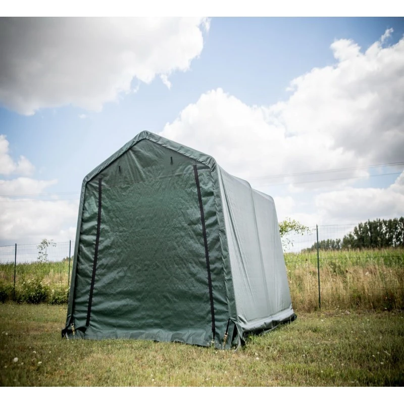 Abri De Jardin En Toile Renforcée Verte Toit 2 Pentes 9,30m² HABRITA 3 Abri De Jardin En Toile Renforcée Verte Toit 2 Pentes 9,30m² HABRITA