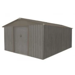 Abri De Jardin Métal 13,51m² Imitation Bois Vieilli -Jardin Extérieur abri de jardin metal 1351m imitation bois vieilli 4