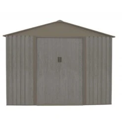 Abri De Jardin Métal 4,72m² Imitation Bois Vieilli -Jardin Extérieur abri de jardin metal 472m imitation bois vieilli 3