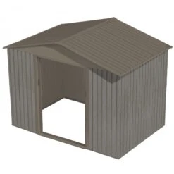 Abri De Jardin Métal 4,72m² Imitation Bois Vieilli -Jardin Extérieur abri de jardin metal 472m imitation bois vieilli 4