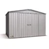 Abri De Jardin En Métal 6,5m² Silver Grey Fraser - ABSCO -Jardin Extérieur abri de jardin metal 654m silver grey haut de gamme
