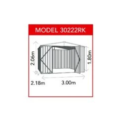 Abri De Jardin En Métal 6,5m² Silver Grey Fraser - ABSCO -Jardin Extérieur abri de jardin metal 654m silver grey haut de gamme 2