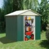 Abri De Jardin Métal Vert 2,77m² + Kit D'ancrage Inclus - YARDMASTER 1 Abri De Jardin Métal Vert 2,77m² + Kit D'ancrage Inclus - YARDMASTER -Jardin Extérieur abri de jardin metal vert 277m kit d ancrage inclus yardmaster