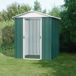 Abri De Jardin Métal Vert 2,77m² + Kit D'ancrage Inclus - YARDMASTER 10 Abri De Jardin Métal Vert 2,77m² + Kit D'ancrage Inclus - YARDMASTER -Jardin Extérieur abri de jardin metal vert 277m kit d ancrage inclus yardmaster 2