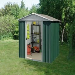 Abri De Jardin Métal Vert 2,77m² + Kit D'ancrage Inclus - YARDMASTER 11 Abri De Jardin Métal Vert 2,77m² + Kit D'ancrage Inclus - YARDMASTER -Jardin Extérieur abri de jardin metal vert 277m kit d ancrage inclus yardmaster 3