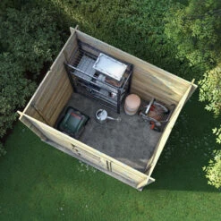 Abri De Jardin Moderne En Bois Traité Autoclave 3,9m² - Madriers 28mm - Nicia - Forest Style -Jardin Extérieur abri de jardin moderne en bois traite autoclave 39m madriers 28mm nicia forest style 2