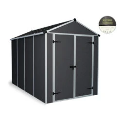 Abri De Jardin RUBICON 5,6m² En Aluminium Et Polycarbonate - Palram - Canopia -Jardin Extérieur abri de jardin rubicon 56m en aluminium et polycarbonate palram 1 2