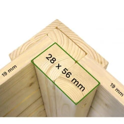 Abri De Jardin Skur 1 2,19m² + Plancher Traité Peint Gris Baltic -Jardin Extérieur abri de jardin skur 1 219m plancher traite peint gris baltic 5