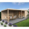 Abri De Jardin Tavira 26m² En Bois Massif 28mm Avec Terrasse Couverte - SOLID 1 Abri De Jardin Tavira 26m² En Bois Massif 28mm Avec Terrasse Couverte - SOLID -Jardin Extérieur abri de jardin tavira 26m en bois massif 28mm avec terrasse couverte solid