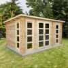 Abri En Bois Cloisonné 15m² MODERNE - Madriers 28mm Gardy Shelter -Jardin Extérieur abri en bois cloisonne 15m moderne madriers 28mm gardy shelter