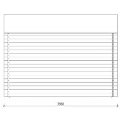 Abri En Bois Massif 12m² PRIMO 28mm Traité Teinté Marron Gardy Shelter -Jardin Extérieur abri en bois massif 12m primo 28mm traite teinte marron gardy shelter 5