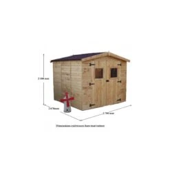 Abri En Bois Massif 5,76m² – Panneaux 16mm + Plancher + Couverture Plaques Ondulées 13 Abri En Bois Massif 5,76m² – Panneaux 16mm + Plancher + Couverture Plaques Ondulées -Jardin Extérieur abri en bois massif 576m panneaux 16mm plancher couverture plaques ondulees 5