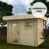 Abri En Bois Massif 7,5m² MODERNE - Madriers 40mm Gardy Shelter 2 Abri En Bois Massif 7,5m² MODERNE - Madriers 40mm Gardy Shelter -Jardin Extérieur abri en bois massif 75m moderne madriers 40mm gardy shelter