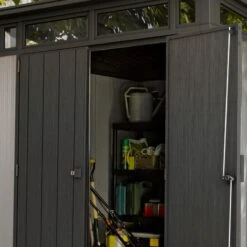 Abri En Résine Brossée Monopente Brossium 4,7m² + Plancher Keter 11 Abri En Résine Brossée Monopente Brossium 4,7m² + Plancher Keter -Jardin Extérieur abri en resine brossee monopente brossium 47m plancher keter 3