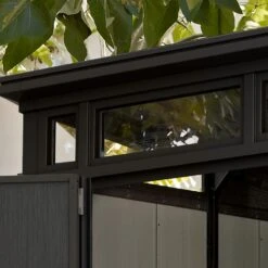 Abri En Résine Brossée Monopente Brossium 4,7m² + Plancher Keter 12 Abri En Résine Brossée Monopente Brossium 4,7m² + Plancher Keter -Jardin Extérieur abri en resine brossee monopente brossium 47m plancher keter 4