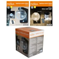 Applique Solaire Décorative Helios 200lm Avec Détection - MUNDUS -Jardin Extérieur applique solaire decorative helios 200lm avec detection mundus 4