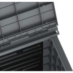 Armoire De Rangement En Résine Gris 850L StoreAway – DURAMAX -Jardin Extérieur armoire de rangement en resine gris 850l storeaway duramax 4