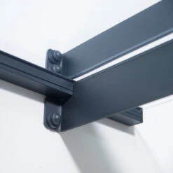 Auvent Marquise En Acrylique Gris Clair NANCY™ 4100 – Canopia By Palram -Jardin Extérieur auvent marquise en acrylique gris clair nancy 4100 canopia 4