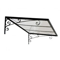 Auvent Marquise En Polycarbonate 2 Mm VENUS™ 1350 – Palram - Canopia -Jardin Extérieur auvent marquise en polycarbonate 2 mm venus 1350 palram 2