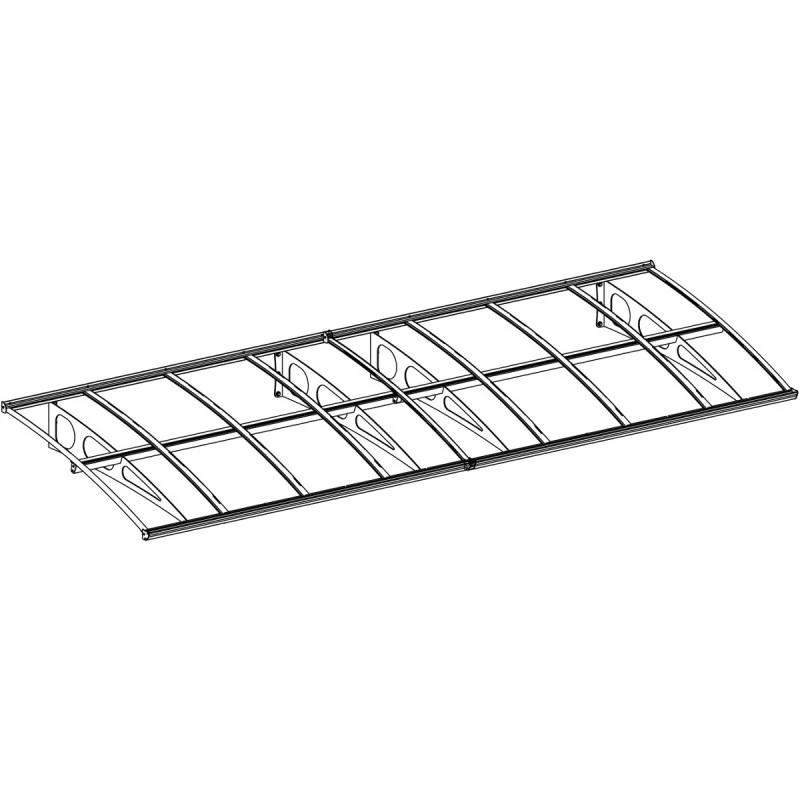 Auvent Marquise En Acrylique 3 Mm Bordeaux™ 4460 – Palram - Canopia 4 Auvent Marquise En Acrylique 3 Mm Bordeaux™ 4460 – Palram - Canopia – Image 2