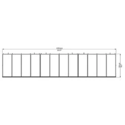 Auvent Marquise En Acrylique 3mm Bordeaux™ 6690 – Palram - Canopia -Jardin Extérieur auvent marquise en polycarbonate 3mm bordeaux 6690 palram 2