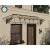 Auvent Marquise En Polycarbonate 4mm Lily XL™ 4100 – Canopia -Jardin Extérieur auvent marquise en polycarbonate 4mm lily xl 4100 canopia