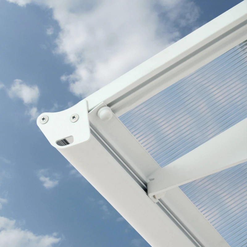 Auvent Marquise En Polycarbonate 6mm Bordeaux™ 6690 – Canopia By Palram 6 Auvent Marquise En Polycarbonate 6mm Bordeaux™ 6690 – Canopia By Palram – Image 4