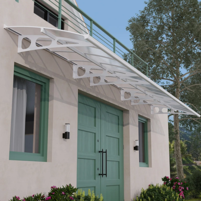 Auvent Marquise En Polycarbonate 6mm Bordeaux™ 6690 – Canopia By Palram 3 Auvent Marquise En Polycarbonate 6mm Bordeaux™ 6690 – Canopia By Palram